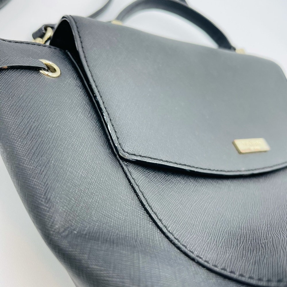 KATE SPADE BLACK CROSSBODY MEDIUM TOTE BAG - Picture 15 of 16